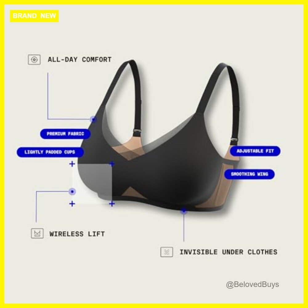 Wireless Crossover Bra Full Coverage Medium Suppo… - image 5